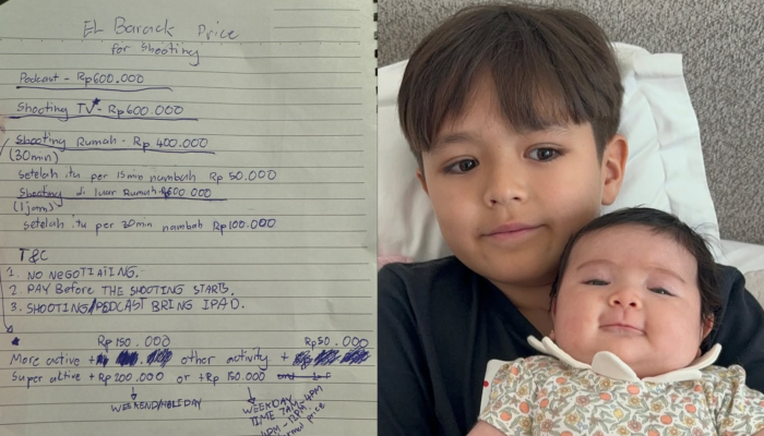El Barack, Anak Jessica Iskandar, Buat “Price List” untuk Job Syuting!