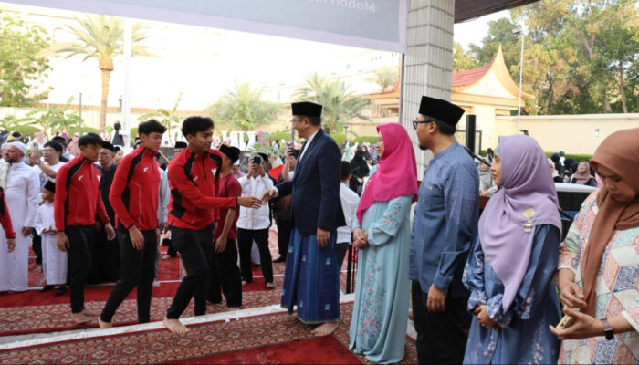 KJRI Jeddah Rayakan Idulfitri 1446 H Bersama Timnas U-17 dan Warga Indonesia di Arab Saudi