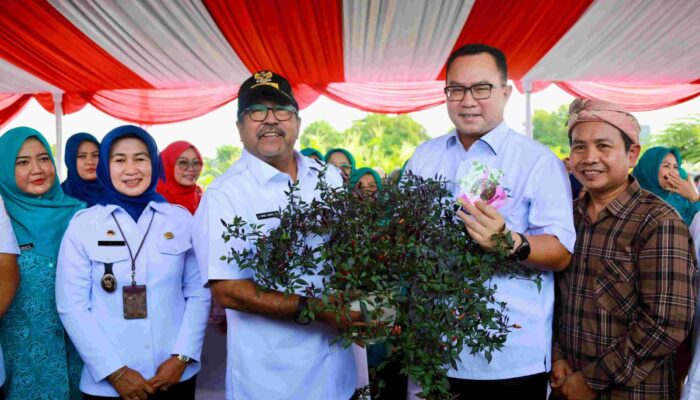 Wujudkan Ketahanan Pangan Jelang Idulfitri, Wagub Rano Pimpin Panen Raya Serentak.