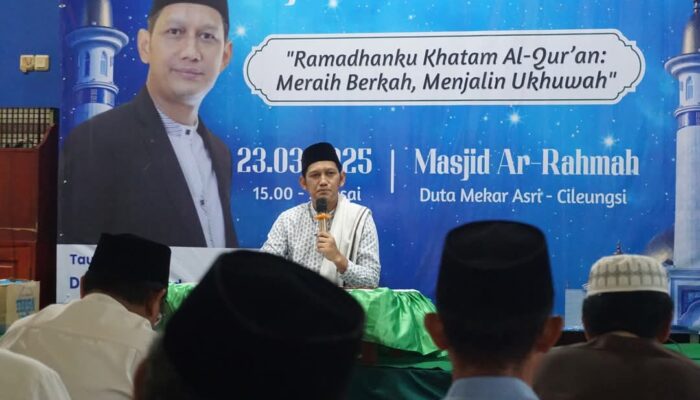 Raih Keberkahan Ramadhan, Masjid Ar-Rahmah Gelar Khataman Al-Qur’an dan Buka Bersama
