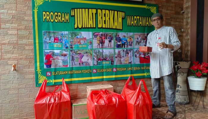 Menutup Berbagi Takjil Ramadhan, PROGRAM JUMAT BERKAH Aksi Wartawan dalam Bentuk Ibadah Sosial