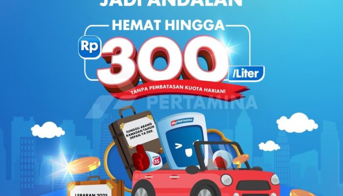 “Pertamina Berikan Diskon BBM Rp300/Liter,Pulang Lebaran Jadi Lebih Hemat, Begini Caranya”