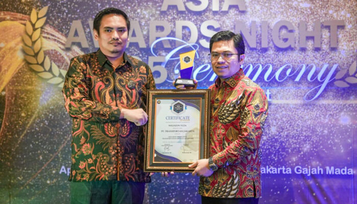 Transjakarta Raih Penghargaan Asia Most Innovative Award 2025