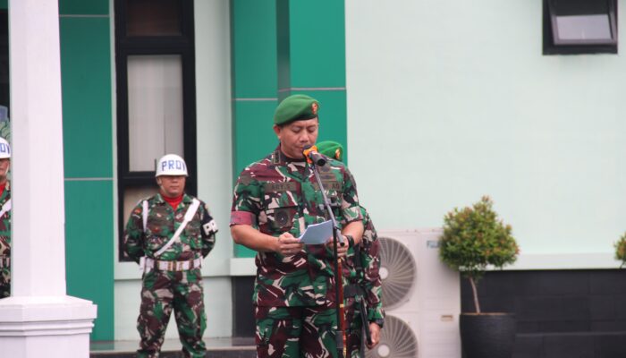 Upacara 17-an di Kodim 0506/Tangerang: Dandim Tekankan Loyalitas, Integritas, dan Semangat Kebangsaan