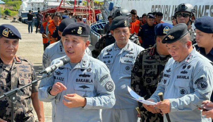 Bakamla RI dan PSDKP Batam Tindak Tegas Kapal Ikan Asing Vietnam di Laut Natuna Utara