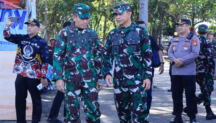 TNI AU, TNI AD, dan Polri Bersatu Hadapi Bencana: Danlanud Sultan Hasanuddin Tinjau Latihan Kesiapsiagaan di Makassar