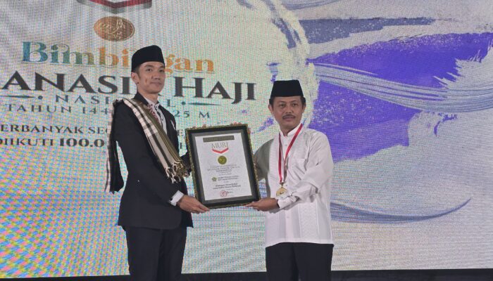 Kemenag Raih Rekor MURI,Gelar Bimbingan Manasik dengan Peserta Terbanyak