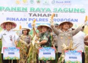 Polres Grobogan Sukses Gelar Panen Raya Jagung di Lahan 274 Hektare 