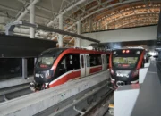 Stasiun Integrasi LRT Jabodebek Alami Peningkatan Pengguna Saat Hari Raya Lebaran.