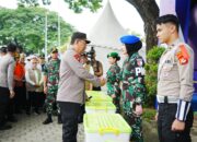 Tinjau Rest Area KM 456, Kapolri Instruksikan Jajaran Maksimal Beri Pelayanan dan Atur Lalin Arus Balik