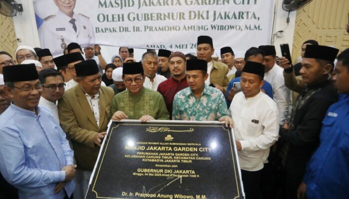 Gubernur DKI Jakarta Pramono Anung Resmikan Masjid Jakarta Garden City