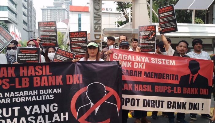 Tuntut Investigasi Gangguan Sistem, Forum Nasabah Bank DKI Tolak Pengangkatan Direksi dan Komisaris