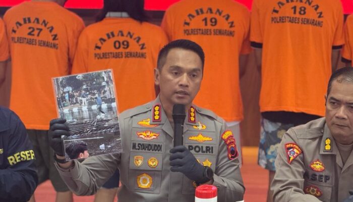 Polisi tetapkan 6 orang kelompok anarko sebagai tersangka dalam aksi mayday rusuh di Semarang