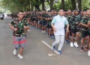 Keringat, Semangat, dan Komitmen: Danlanud Sultan Hasanuddin Gaungkan Budaya Sehat lewat Lari Siang