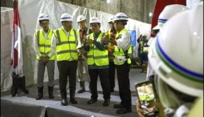 Gubernur Pramono Luncurkan Tunnel Boring Machine, MRT Fase 2A Ditargetkan Rampung 2029