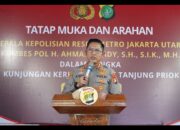Kapolres Metro Jakarta Utara Kunjungi Polsek Tanjung Priok, Tegaskan Komitmen Jaga Keamanan dan Pelayanan Publik