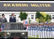 Kasad Sambut Kunjungan Presiden RI dan Presiden Prancis di Akademi Militer Magelang