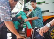 Jemaah Haji dari Jakarta Terbang Perdana Ke Tanah Suci 