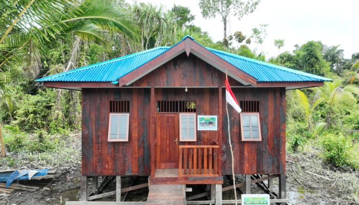 Satgas TMMD Selesaikan Pembangunan Rumah untuk Warga Kurang Mampu di Mimika