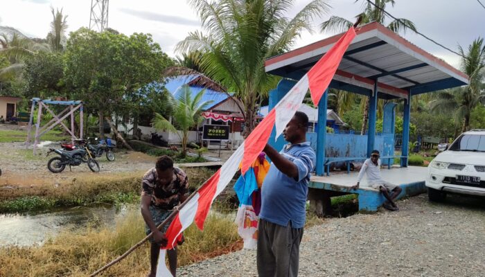Semangat Gotong Royong Warnai Persiapan Akhir di Kampung Pigapu