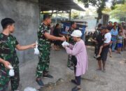 Hari Raya Idul Adha 1446 H, Kodim 0501/JP Serahkan Hewan Qurban dan Distribusikan Daging Qurban kepada Masyarakat