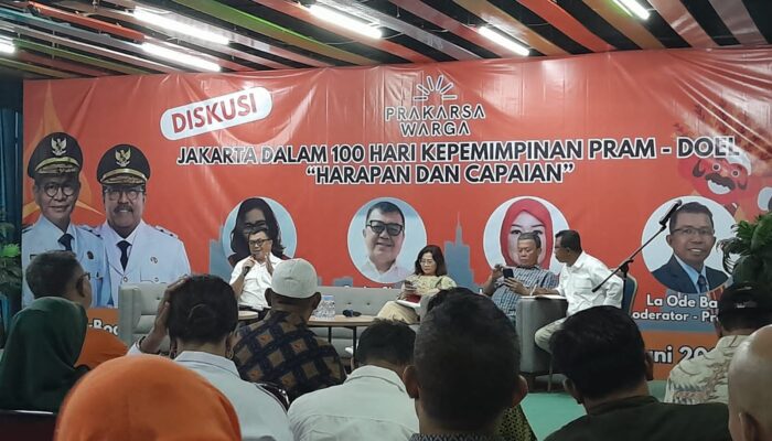 Bahas Kinerja 100 Hari Pramono-Rano, Prakarsa Warga Undang Prasetyo Edy Gelar Diskusi