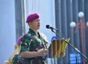 KORPS MARINIR TEGUHKAN SEMANGAT JUANG DAN CINTA TANAH AIR LEWAT UPACARA 17-AN