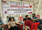 Polresta Manokwari Gelar Bakti Kesehatan Donor Darah Sambut HUT Bhayangkara ke -79