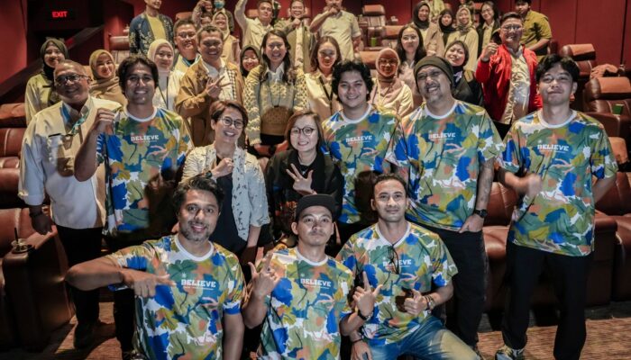 Wamen Ekraf Hadiri Pra-Tayang Film “Believe”, Dukung Sinema Bertema Patriotisme dan Nilai Kebangsaan