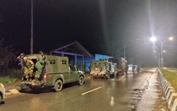 Jelang 1 Juli, Kodim 1710/Mimika Dengan Polres Mimika Gelar Patroli Bersama
