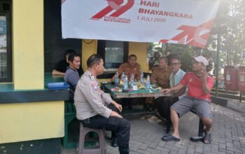Sinergitas Polri Melaksanakan Kongko Kamtibmas di Wilayah Kelurahan Cimuning