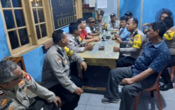 Polsek Koja Sambangi Pos Satkamling RW 05, Wujudkan Cooling System Jelang Pilkada