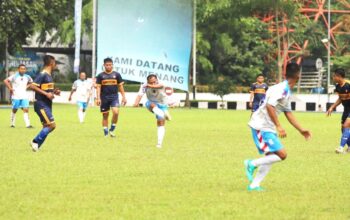 SESKOAL FC HADAPI PUSHIDROSAL FC DI AWAL PEKAN OLAH RAGA ANGKATAN LAUT WILAYAH BARAT