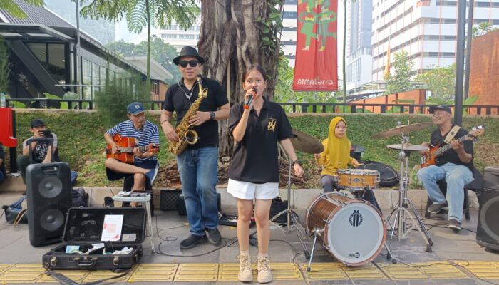 Drumer Cilik Yuki Salsabilla Unjuk Gigi di “Jazz On The Street” dan “IDP Fest 2025”