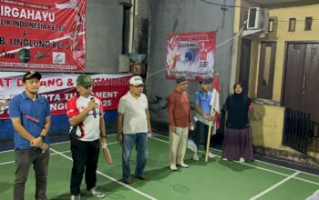 Semarak HUT RI ke-80, Danramil 03/Pasar Rebo, Ciracas Buka Turnamen Badminton