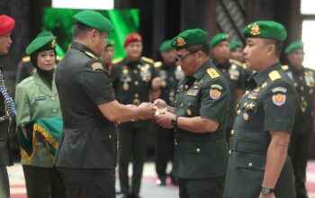 Pimpin Sertijab Kapusbekangad, Kasad Tekankan Peran Strategis Logistik TNI AD