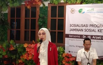 Arzeti Bilbina Tanggung Iuran BPJS Ketenagakerjaan 200 Jurnalis: Perlindungan Nyata untuk Profesi Penuh Risiko
