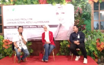 200 Wartawan Resmi Terdaftar BPJS Ketenagakerjaan, Arzeti Bilbina Tanggung Iuran Awal