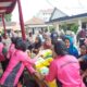 Polsek Cikarang Utara Gelar Bazar Gerakan Pangan Murah Sambut HUT RI ke-80