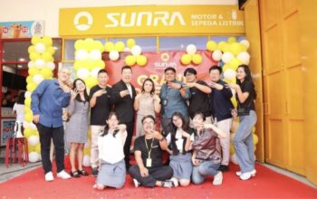 SUNRA Resmikan Dealer Pasir Koja, Bandung: Dorong Ekonomi Hijau dan Transportasi Ramah Lingkungan
