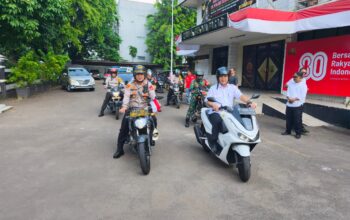 Polsek Bekasi Barat Bersama Tiga Pilar Gelar Patroli Skala Besar, Pastikan Situasi Wilayah Tetap Kondusif