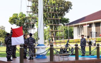 TINGKATKAN JIWA NASIONALISME, SESKOAL GELAR APEL DAN UPACARA BENDERA