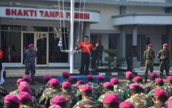 KAS KORMAR TEKANKAN PRAJURIT MARINIR HUMANIS DAN MAWAS DIRI HADAPI AKSI MASSA