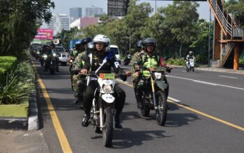Jaga Kondusifitas Wilayah, Kodim 0507/Bekasi Bersama Yonif 202/TM, Yonif TP 862 dan Komcad TNI Gelar Patroli Skala Besar