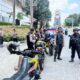 Polres Jakbar Bersama Brimob Sumbar Gelar Patroli Pasca Unras di Sejumlah Titik