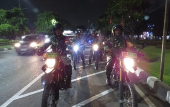 Kodim 0505/JT Gelar Patroli Malam Untuk Ciptakan Situasi Kondusif
