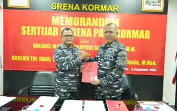 NASKAH MEMORANDUM ASRENA PANGKORMAR RESMI DISERAH TERIMAKAN
