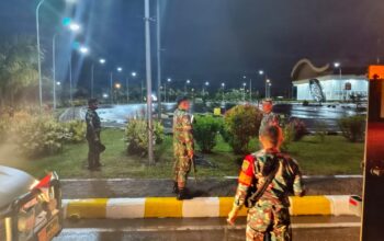 Jaga Situasi Kamtibmas Agar Tetap Kondusif Menjelang Peringatan HUT Ke-80 TNI, Kodim 1710/Mimika Gelar Patroli Wilayah