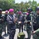 Kas Kormar Pimpin Apel Gelar Riksiaplat Korps Marinir dan Apel Kesiapan Pasukan Upacara HUT Ke-80 TNI TA 2025 Pasmar 2.