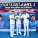 KOMANDAN SATLINLAMIL 1 PIMPIN SERTIJAB KOMANDAN KRI MENTAWAI-959: TONGKAT KOMANDO RESMI DISERAHTERIMAKAN
